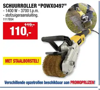 Hubo SCHUURROLLER "POWX0497" aanbieding