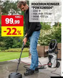 Hubo Hogedrukreiniger "powxg90504" aanbieding