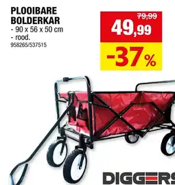 Hubo Plooibare bolderkar aanbieding