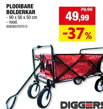 Hubo Plooibare bolderkar aanbieding