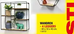 Hubo Wandrek 4 leggers aanbieding