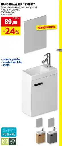 Hubo Handenwasser "sweet" aanbieding