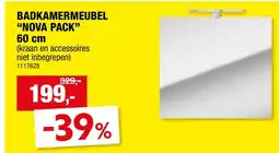 Hubo Badkamermeubel "nova pack" 60 cm aanbieding