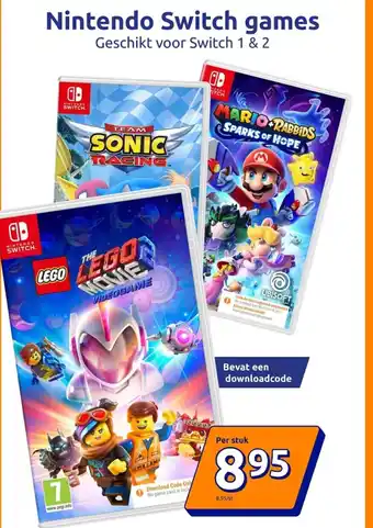 Action Nintendo Switch games aanbieding