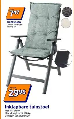 Action Inklapbare tuinstoel aanbieding