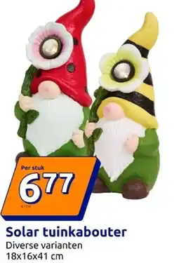Action Solar tuinkabouter aanbieding