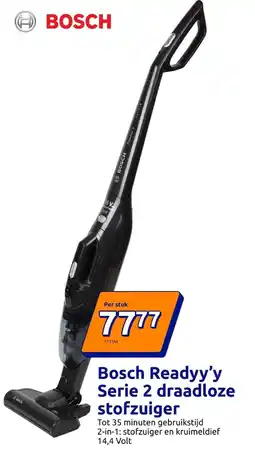 Action Bosch Readyy'y Serie 2 draadloze stofzuiger aanbieding