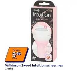 Action Wilkinson Sword Intuition scheermes aanbieding