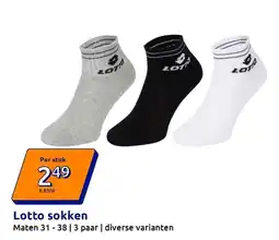 Action Lotto sokken aanbieding