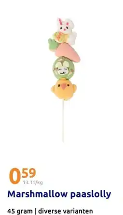 Action Marshmallow paaslolly aanbieding