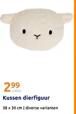 Action Kussen dierfiguur aanbieding