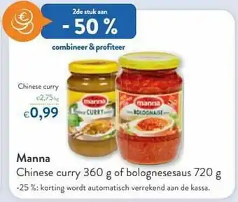 OKay Manna chinese curry aanbieding