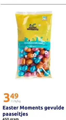 Action Easter Moments gevulde paaseitjes aanbieding