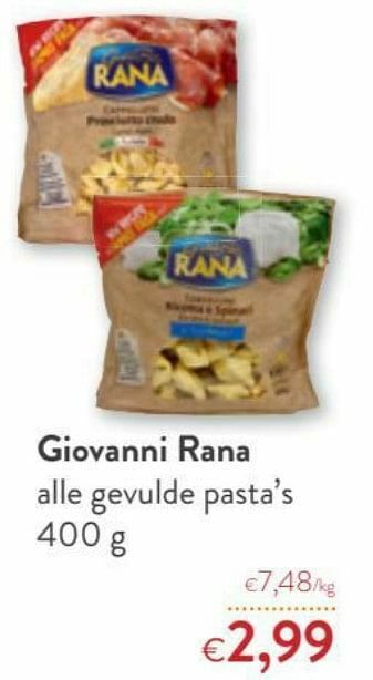 OKay Giovanni rana alle gevulde pasta`s aanbieding