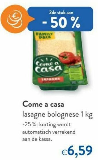 OKay Come a casa lasagne bolognese aanbieding