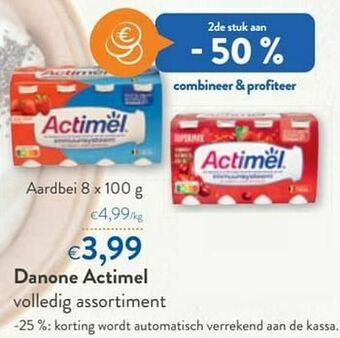 OKay Danone actimel aardbei aanbieding