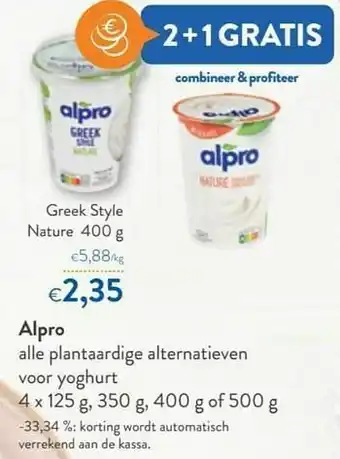 Alpro greek style nature