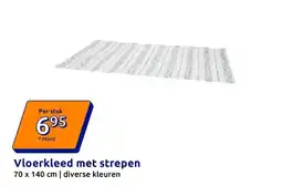 Action Vloerkleed met strepen aanbieding