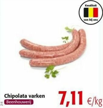 Colruyt Chipolata varken aanbieding