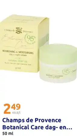 Action Champs de Provence Botanical Care dag- en nachtcrème aanbieding