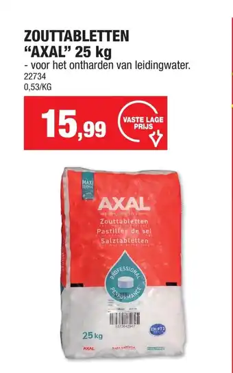 Hubo Zouttabletten "axal" aanbieding