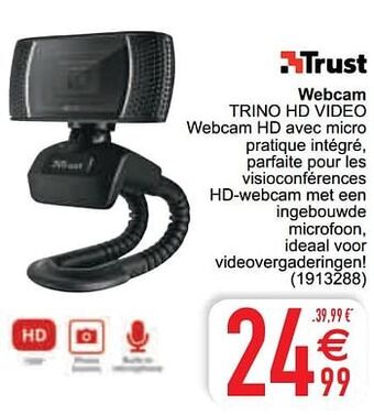 Trust webcam trino hd video