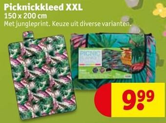 Kruidvat Picknickkleed xxl aanbieding
