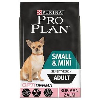 Zooplus 7kg Small & Mini Adult Optiderma Zalm & Rijst Pro Plan Hondenvoer aanbieding