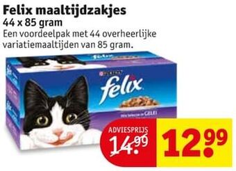 Kruidvat Felix maaltijdzakjes aanbieding