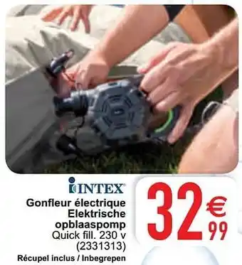 Cora Gonfleur électrique elektrische opblaaspomp aanbieding