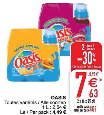 Cora Oasis aanbieding