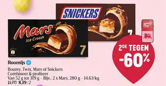 Delhaize Roomijs aanbieding