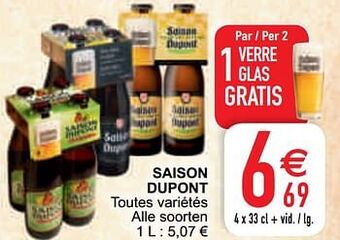 Cora Saison dupont aanbieding