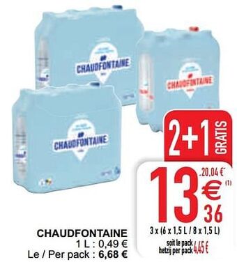 Cora Chaudfontaine aanbieding