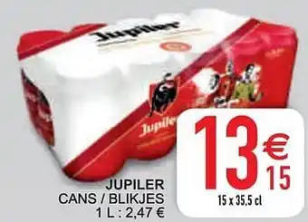 Cora Jupiler cans - blikjes aanbieding