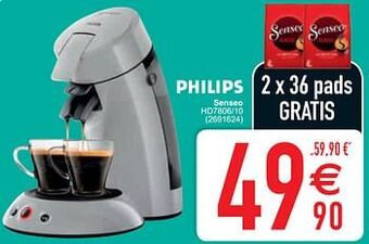 Cora Philips senseo hd7806-10 aanbieding