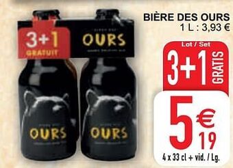 Bière des ours
