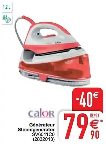 Cora Calor générateur stoomgenerator sv6011c0 aanbieding