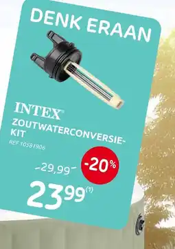 Brico Intex® zoutwaterconversie- kit aanbieding