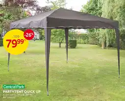 Brico Central park partytent quick up aanbieding