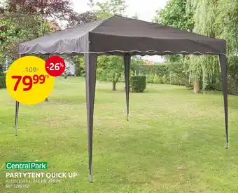 Central park partytent quick up
