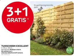 Brico Tuinscherm excellent aanbieding
