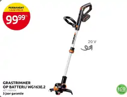 Brico Grastrimmer op batterij wg163e.2 aanbieding