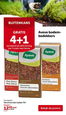 AVEVE Sierschors klein kaliber 70 l aanbieding