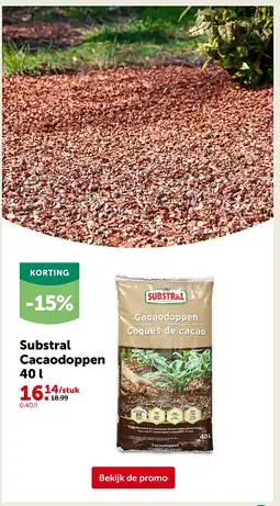AVEVE Substral Cacaodoppen 40 l aanbieding