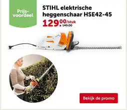 AVEVE STIHL elektrische heggenschaar HSE42-45 aanbieding