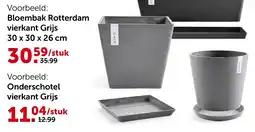 AVEVE Onderschotel vierkant Grijs aanbieding