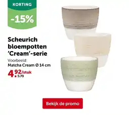 AVEVE Matcha Cream Ø 14 cm aanbieding
