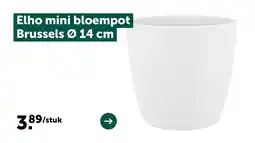 AVEVE Elho mini bloempot Brussels Ø 14 cm aanbieding