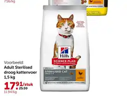 AVEVE Adult Sterilised droog kattenvoer 1,5 kg aanbieding